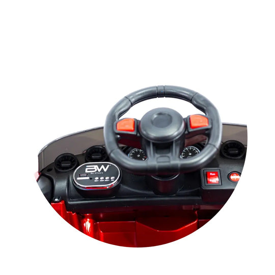 Automóvil Eléctrico 718 Cayman Rojo Metalizado 6V