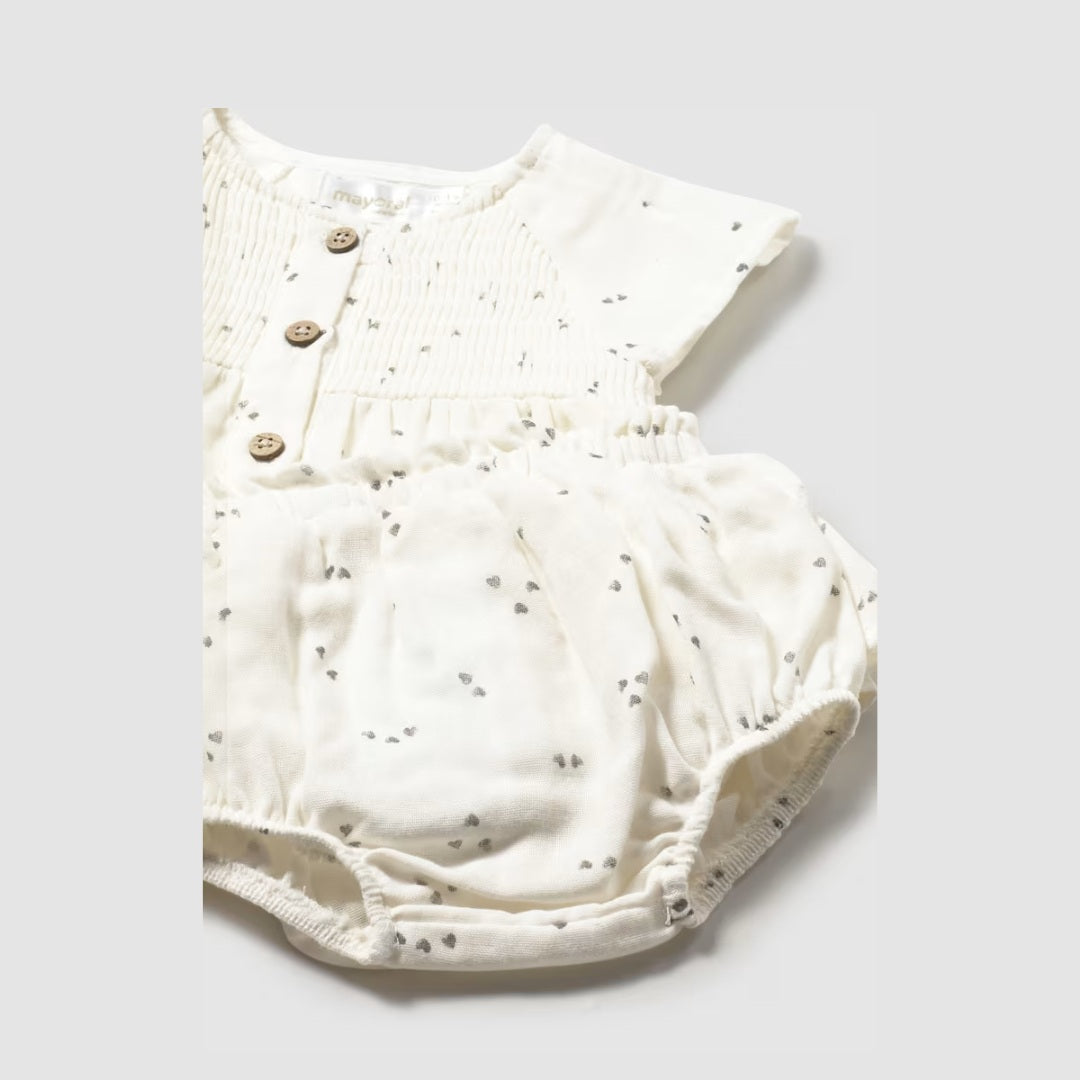 Conjunto Cubrepañal Y Blusa Recien Nacida Ceramica Mayoral