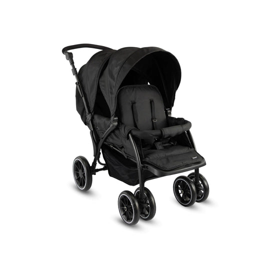 Coche Para Bebé Gemelar Bivo Premium Bebesit Negro