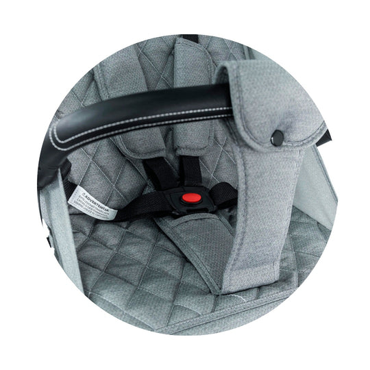 Coche Para Bebé Compacto Pixel Gris Bebesit