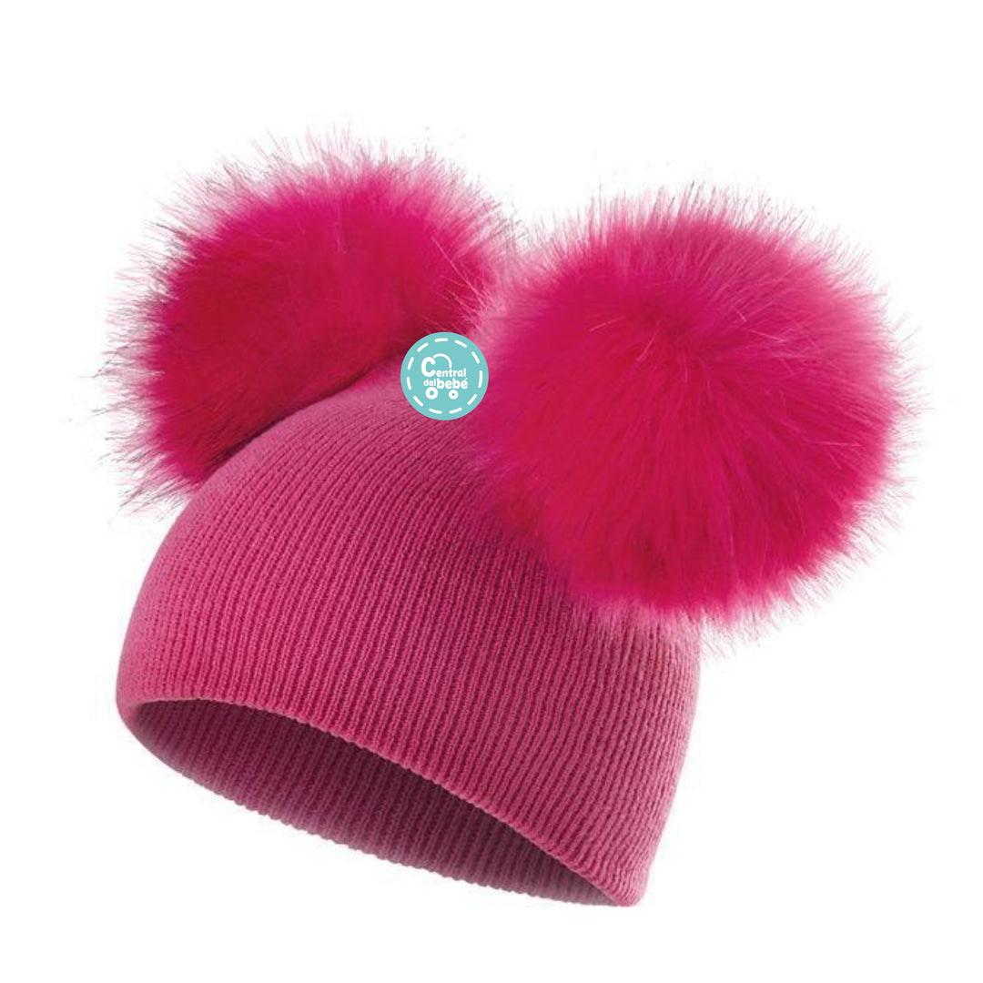 Gorro Doble Pom Pom babysamuu