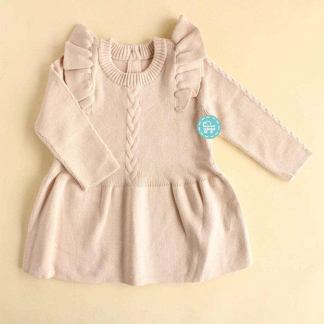 Vestido Tejido con Boleros babysamuu