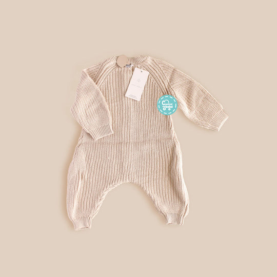 Enterizo Tejido Beige babysamuu