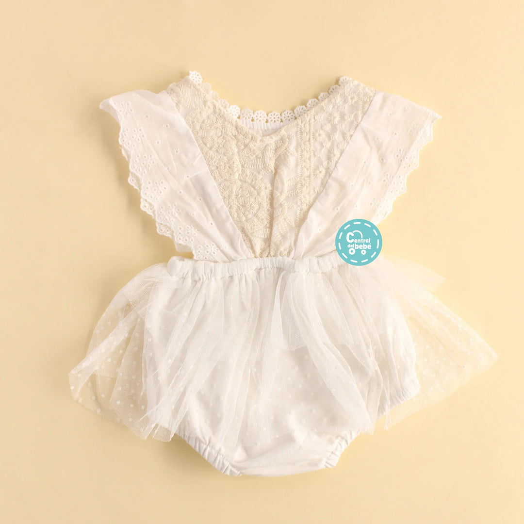 Mameluco Eyelet babysamuu