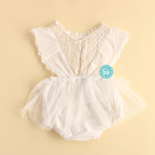 Mameluco Eyelet babysamuu