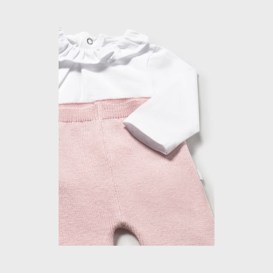 Conjunto 3 Piezas Tricot Recien Nacida Cuarzo Mayoral