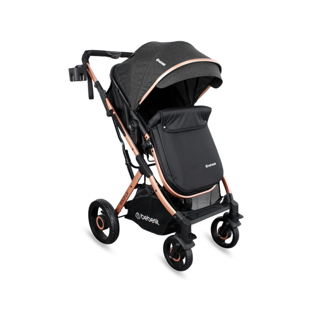 Coche Para Bebé Moises Gold Lx Negro Bebesit
