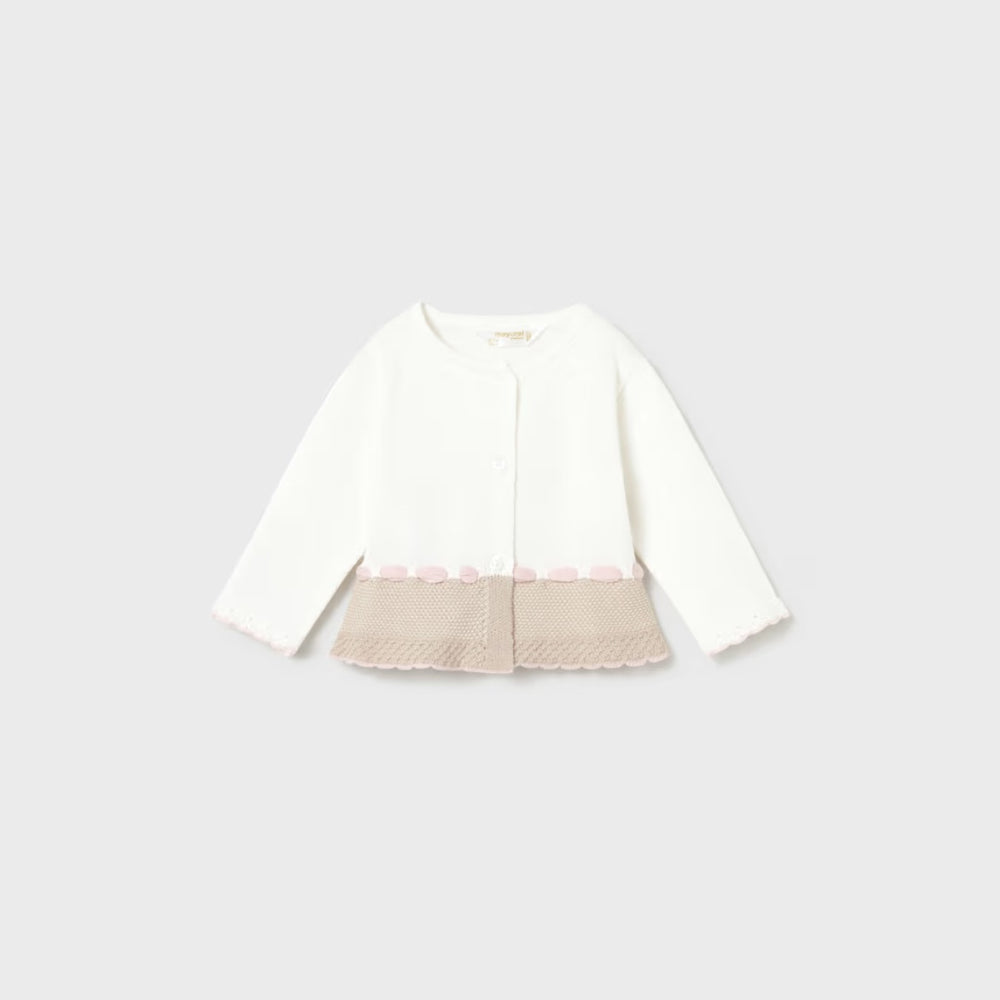 Conjunto 3 Piezas Tricot Recien Nacida Topo Mayoral