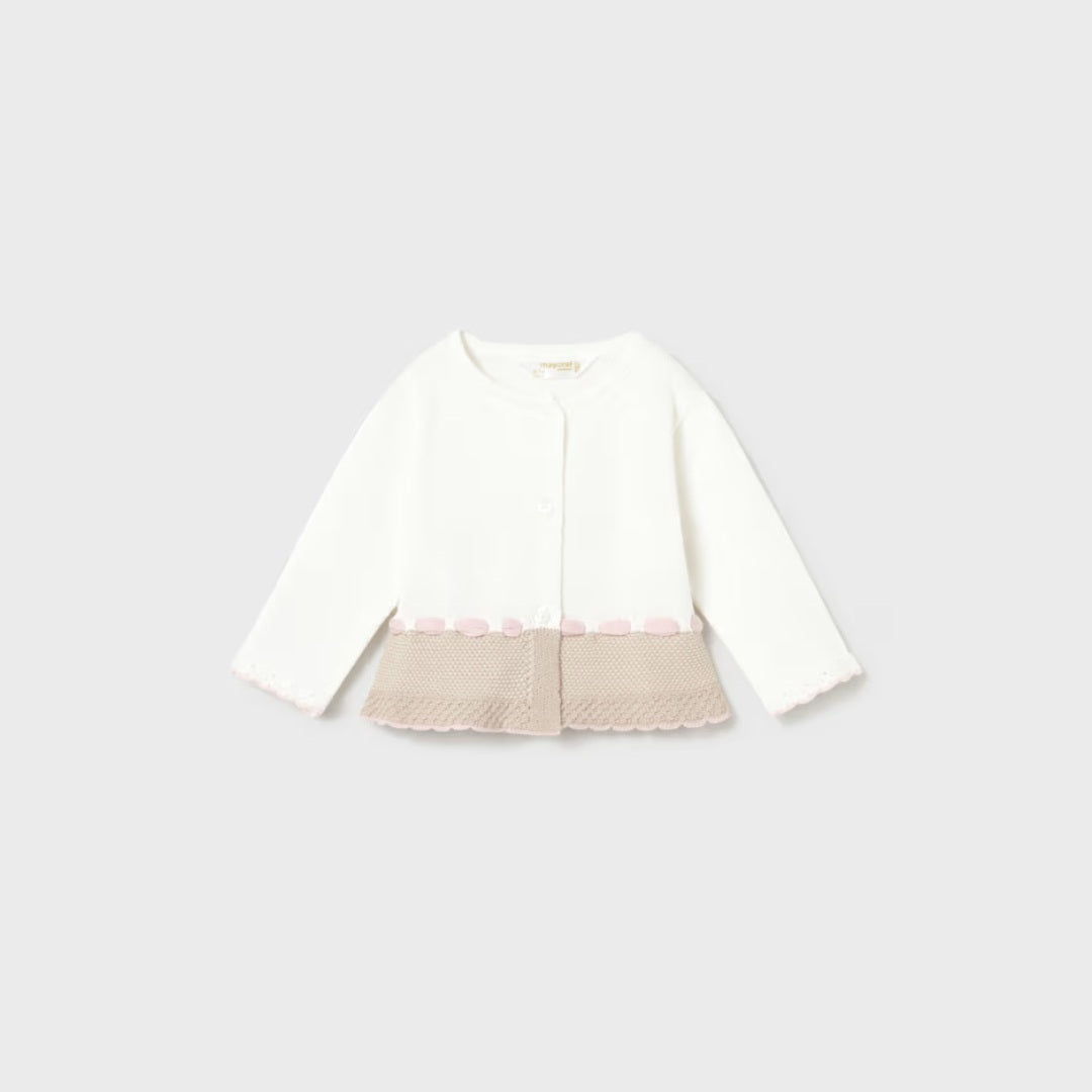 Conjunto 3 Piezas Tricot Recien Nacida Topo Mayoral