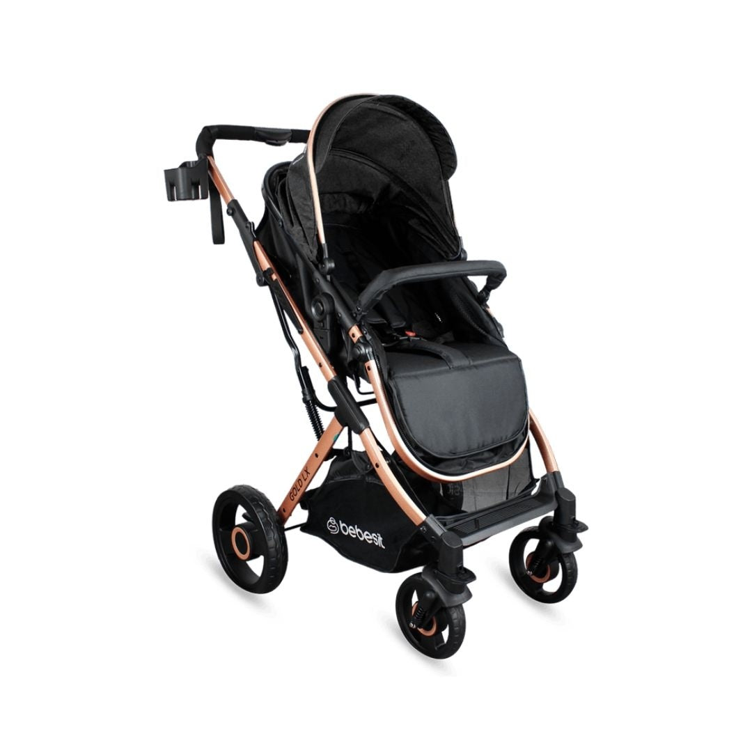 Coche Para Bebé Moises Gold Lx Negro Bebesit