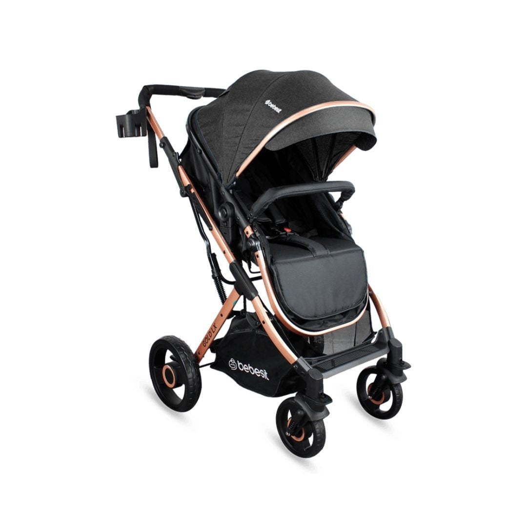 Coche Para Bebé Moises Gold Lx Negro Bebesit