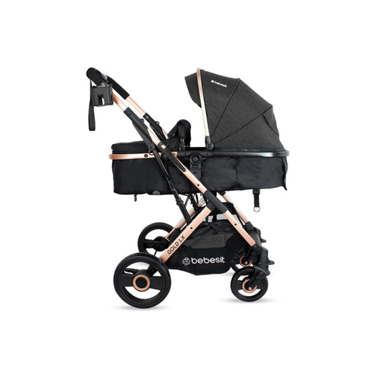 Coche Para Bebé Travel System Gold Lx Negro Bebesit