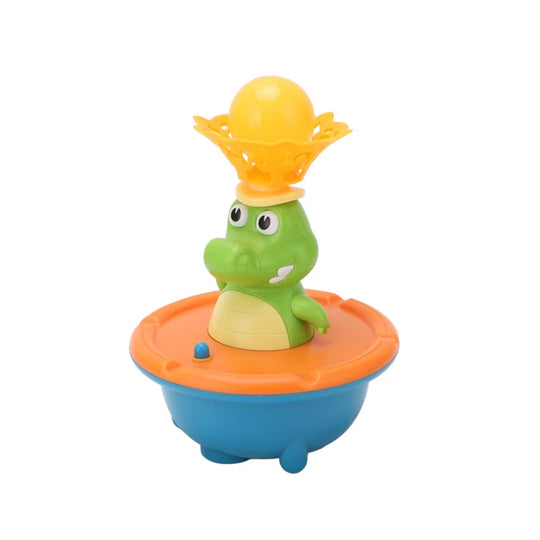 Juguete Para Baño Led y Splash Rociador Cocodrilo