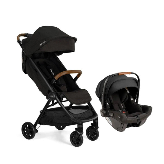 Coche Paseador Trvl + Pipa Urbn Nuna Caviar