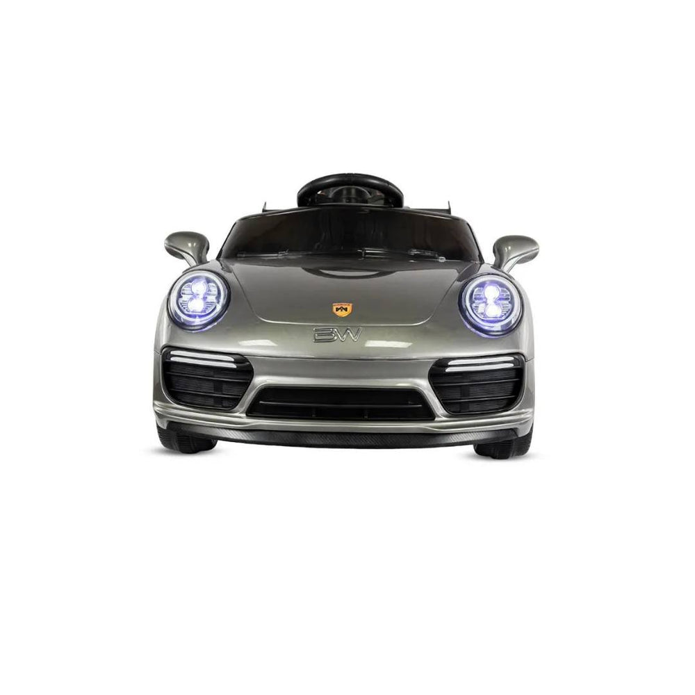 Automóvil Eléctrico 718 Cayman Silver Metalizado 6V