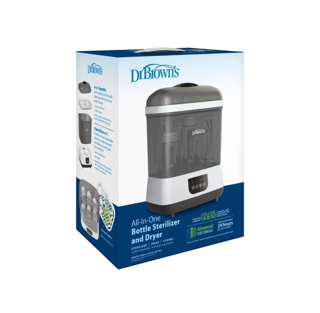 Esterilizador y Secador De Accesorios y Teteros 2 En 1 Dr. Brown´s