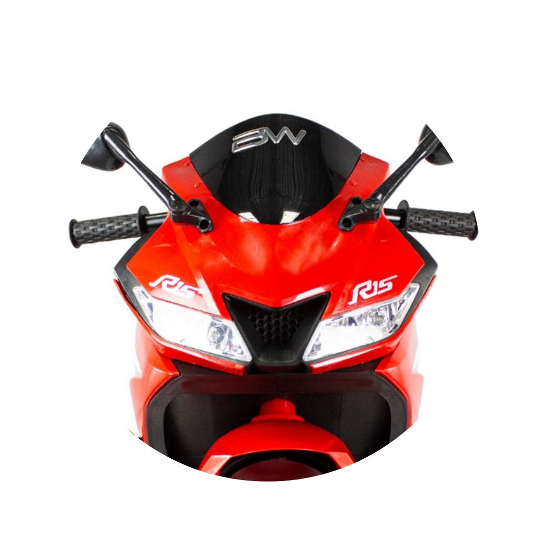 Moto Eléctrica Montable Deportiva F15 Rojo 12V