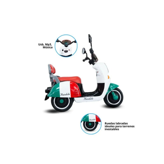 Moto New Vespa Martina Verde 6V