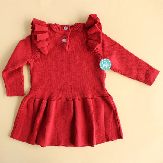 Vestido Tejido con Boleros babysamuu