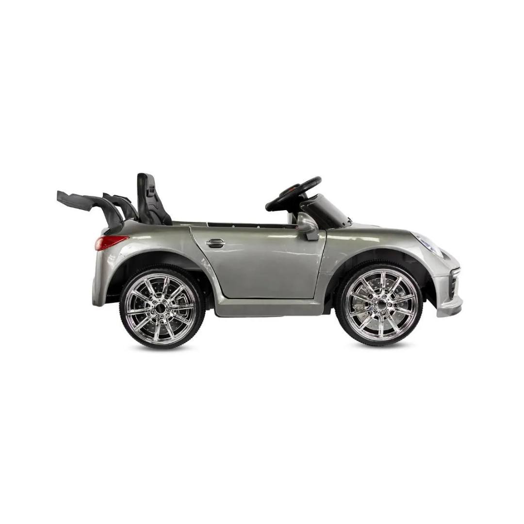 Automóvil Eléctrico 718 Cayman Silver Metalizado 6V