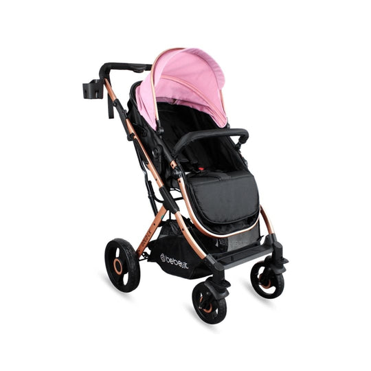 Coche Para Bebé Moises Gold Lx Rosa Bebesit