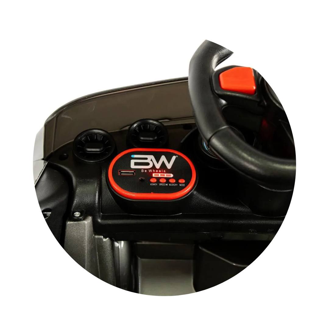 Automóvil Eléctrico 718 Cayman Silver Metalizado 6V