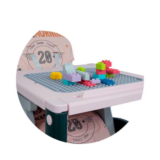 Silla Comedor Duo 2 en 1 Bebesit Rosa