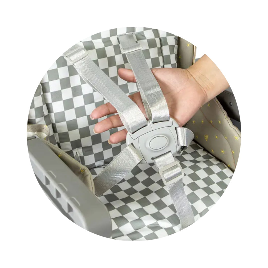 Silla Comedor Bebé 2 en 1 Switch Gris Bebesit