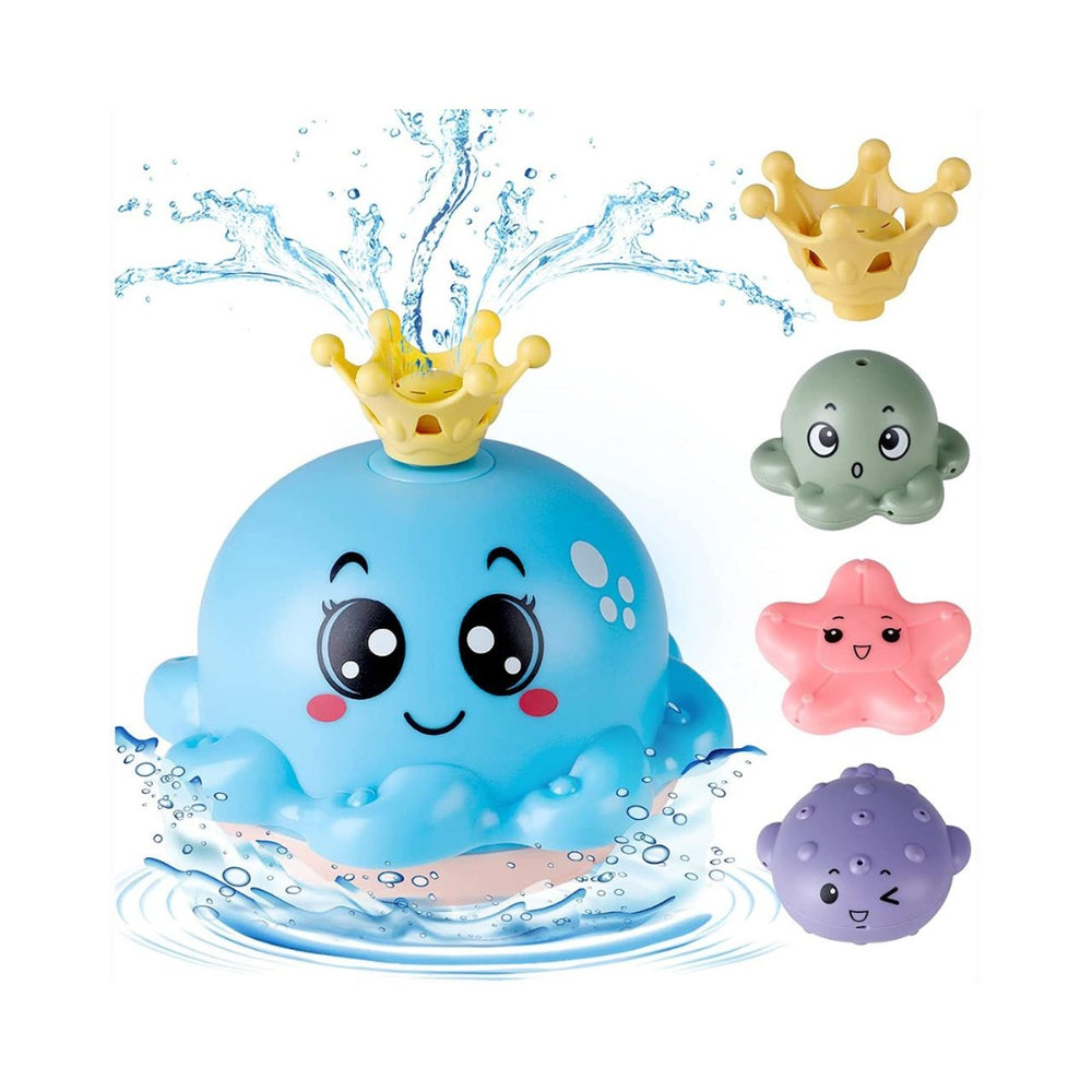 Juguete de Baño Pulpo Rociador de Agua Automático
