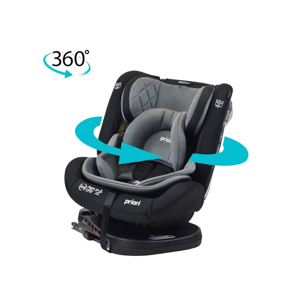 Silla De Carro First 360 Priori Gris-Negro