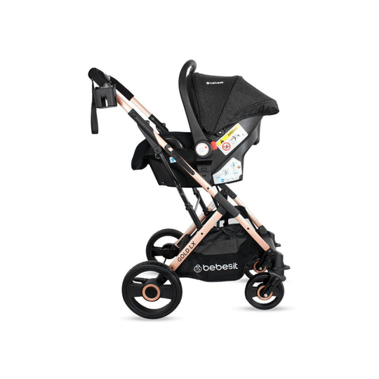 Coche Para Bebé Travel System Gold Lx Negro Bebesit