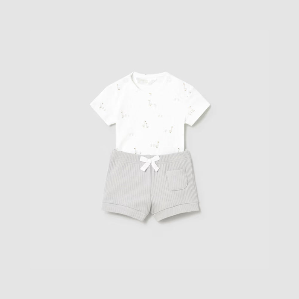 Conjunto Punto 4 Piezas Recien Nacido Plata Mayoral
