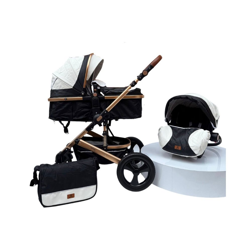 Coche Para Bebé Moises Bunny 3 en 1 Maxibaby Blanco/Negro