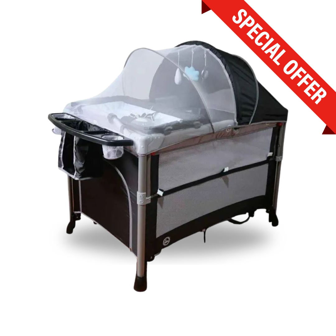Corral Colecho Luna Bemom Gris / Negro