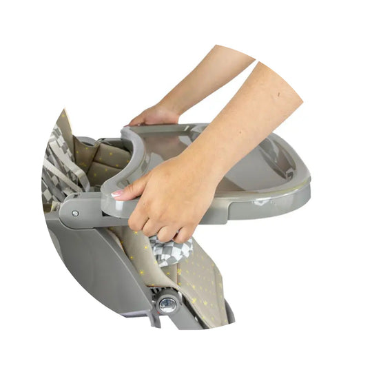 Silla Comedor Bebé 2 en 1 Switch Gris Bebesit