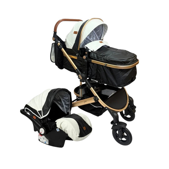 Coche Para Bebé Moises Bunny 3 en 1 Maxibaby Blanco/Negro