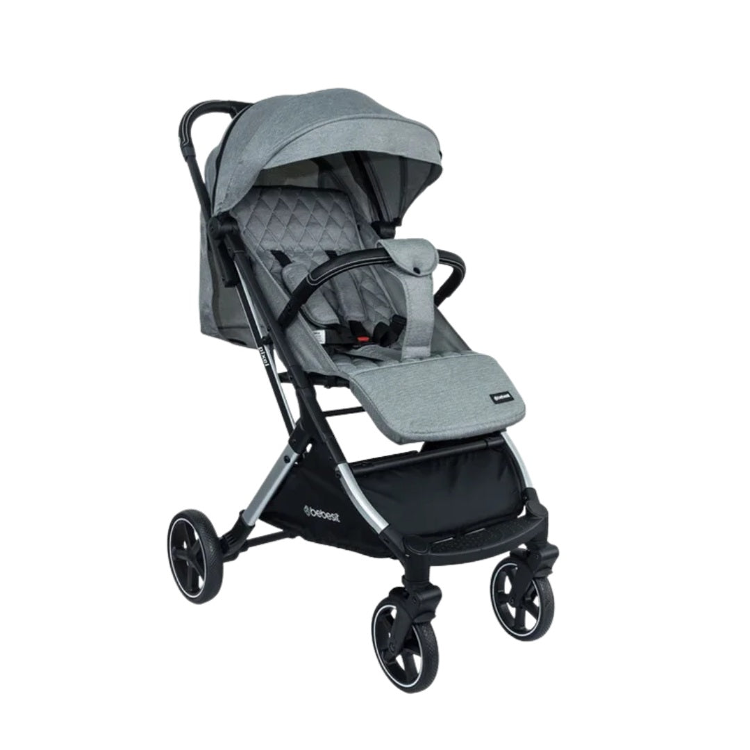 Coche Para Bebe Compacto Travel System Pixel Gris Bebesit