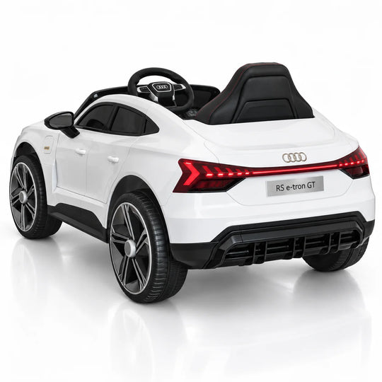 Auto A Batería Para Niños Audi Blanco