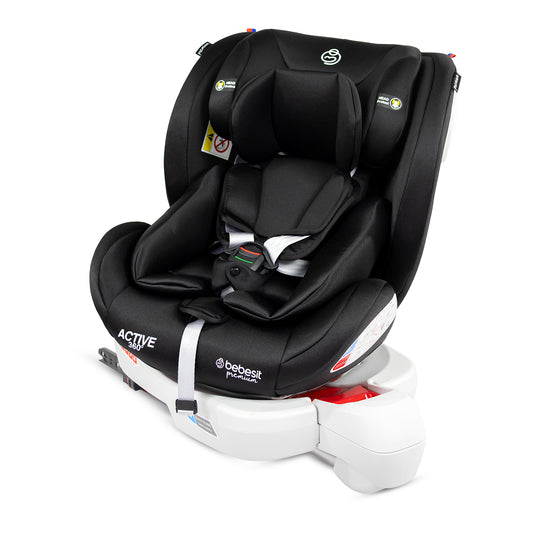 Silla De Carro Active 360 Isofix Bebesit Negro