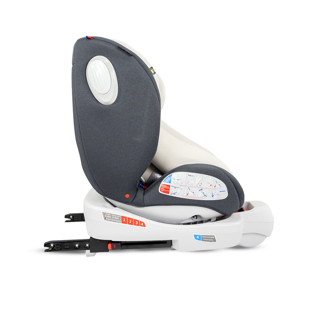 Silla De Carro Active 360 Isofix Bebesit Gris
