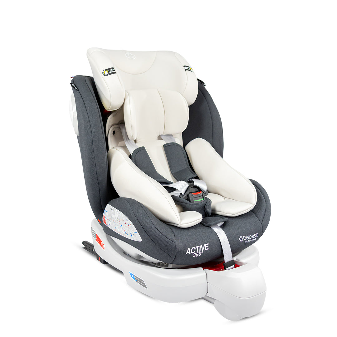 Silla De Carro Active 360 Isofix Bebesit Gris