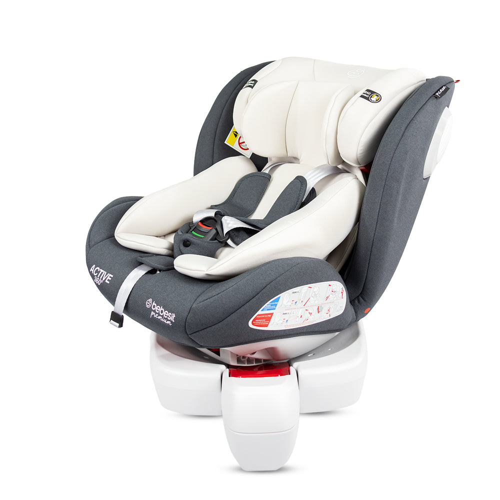 Silla De Carro Active 360 Isofix Bebesit Gris