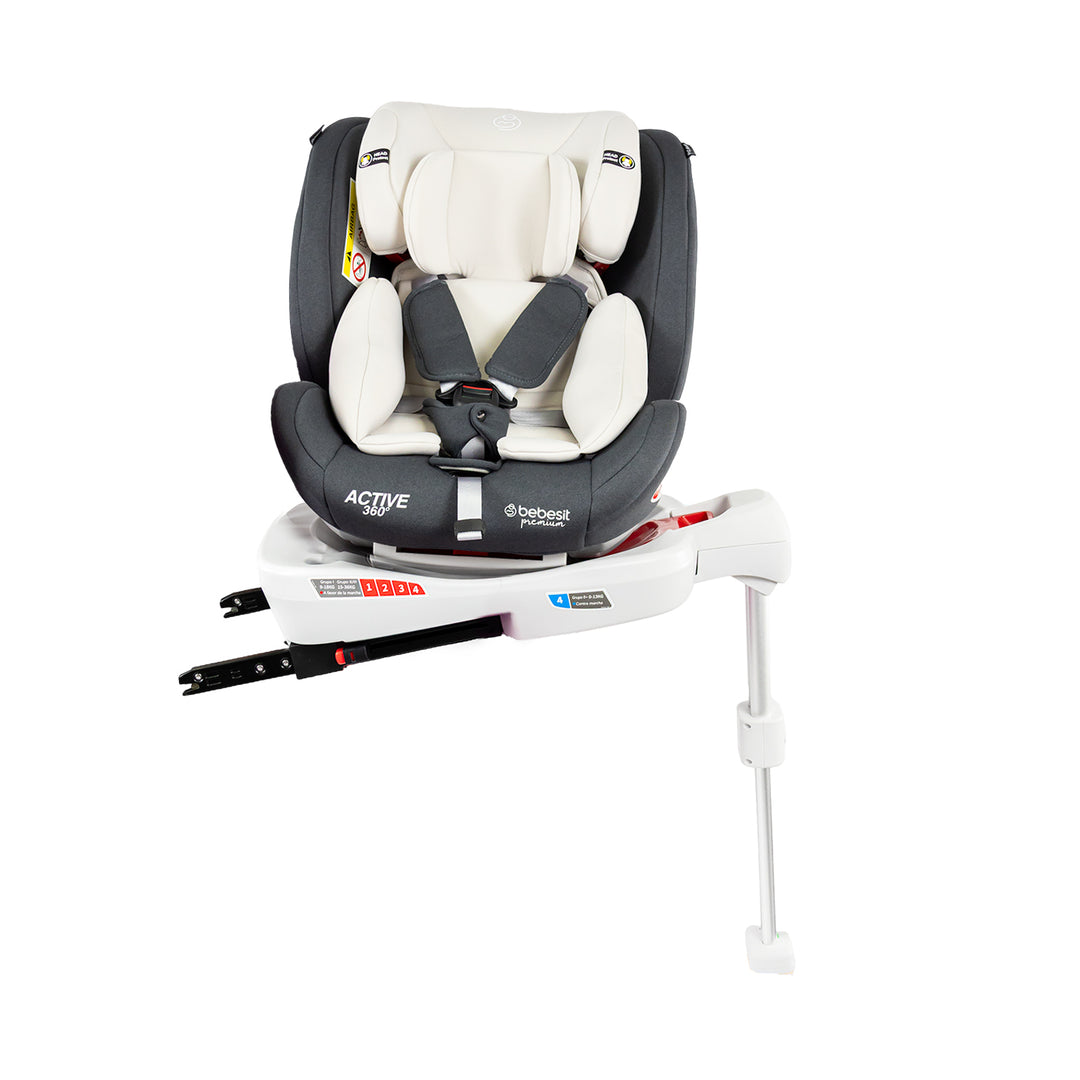 Silla De Carro Active 360 Isofix Bebesit Gris