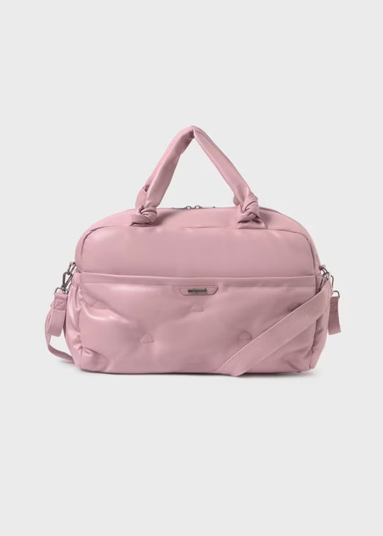 Combo Pañalera Bolso Acolchado + Neceser Nube Bebé Mayoral Rose