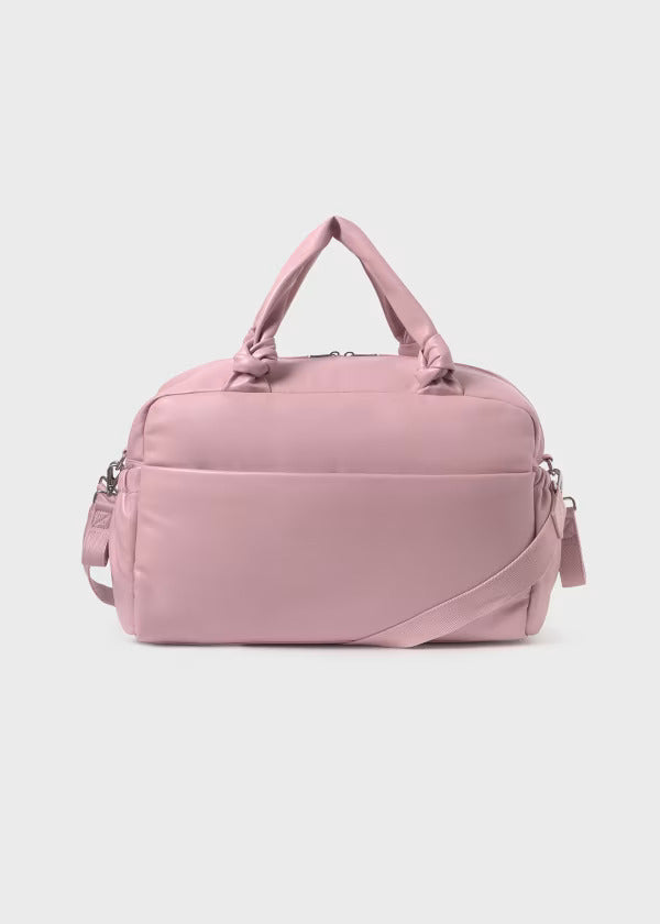 Combo Pañalera Bolso Acolchado + Neceser Nube Bebé Mayoral Rose