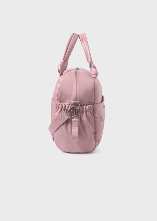 Combo Pañalera Bolso Acolchado + Neceser Nube Bebé Mayoral Rose