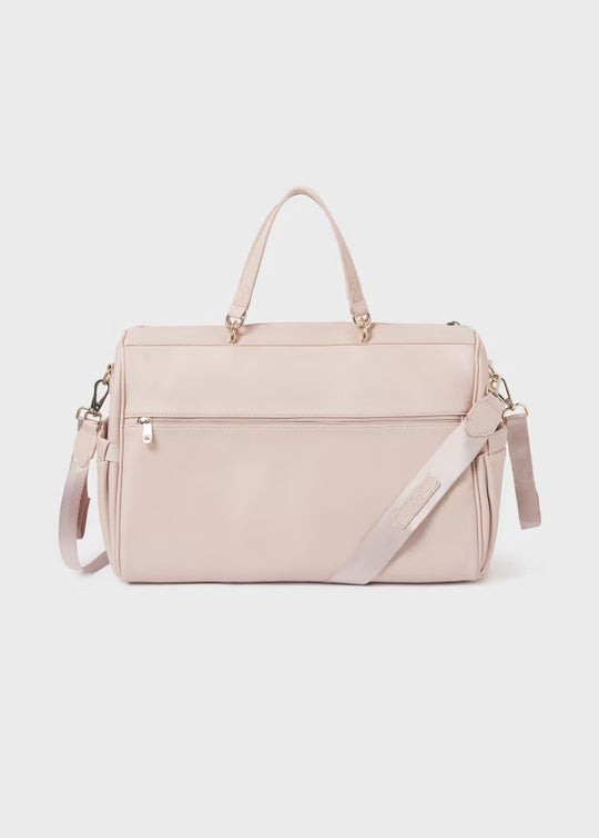 Combo Pañalera Bolso + Nevera Volante Bebé Mayoral Light Pink