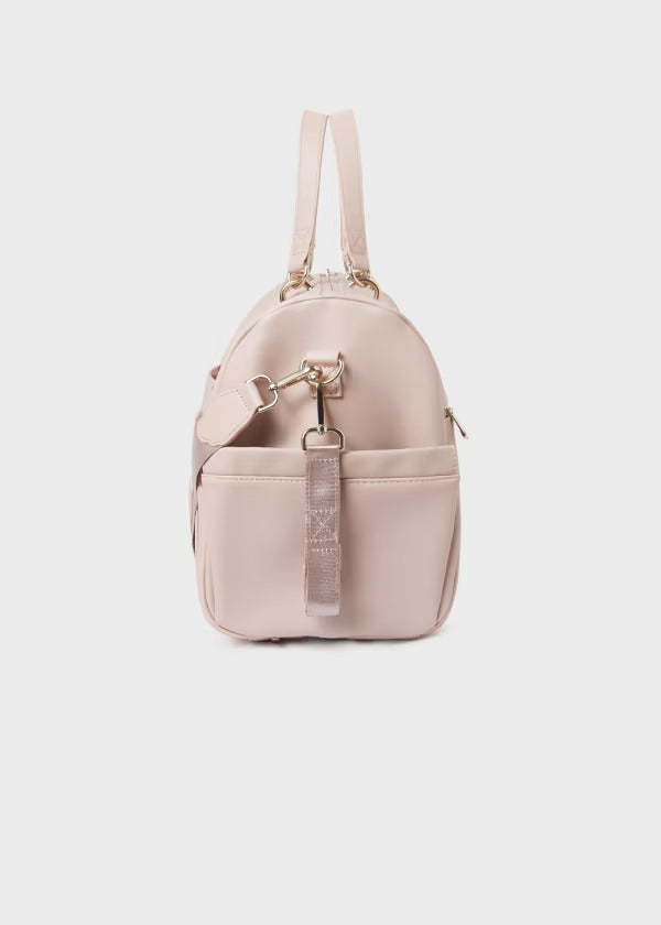 Combo Pañalera Bolso + Nevera Volante Bebé Mayoral Light Pink