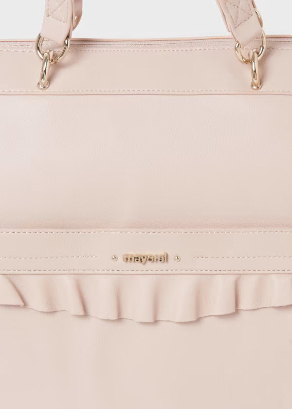 Combo Pañalera Bolso + Nevera Volante Bebé Mayoral Light Pink
