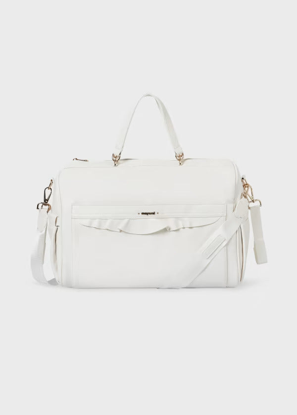 Combo Pañalera Bolso + Nevera Volante Bebé Mayoral Nata